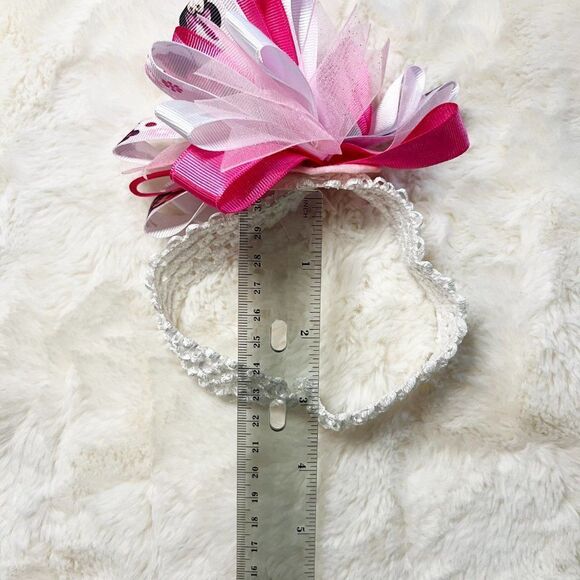 🔮 5/$25‎ Handmade Disney Minnie Mouse Bow & Headband - Picture 5 of 8